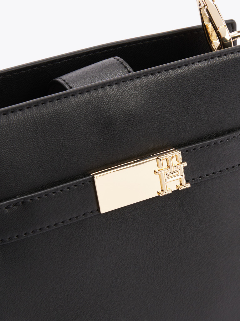 Negru Geanta Heritage Stud Satchel  Femei