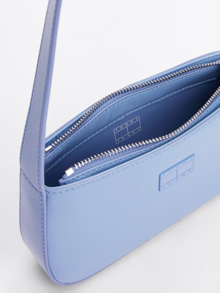 Blue Essential Tonal Logo Shoulder Bag  Women