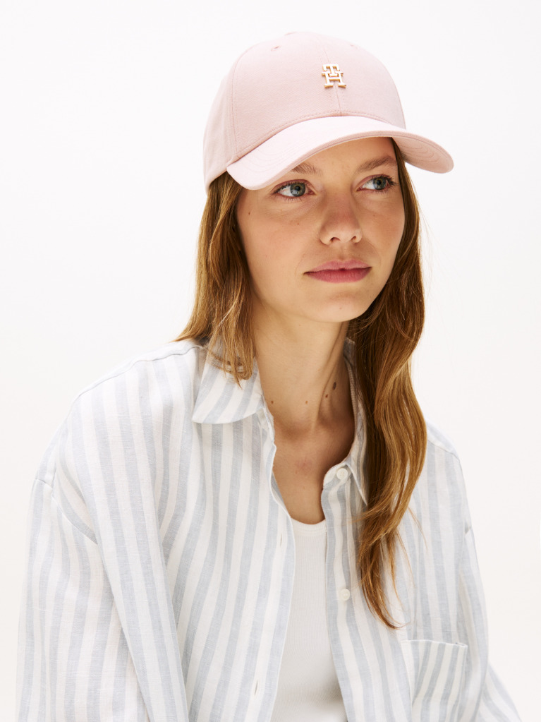 Roz Sapca Baseball Chic Cu Monograma TH  Femei