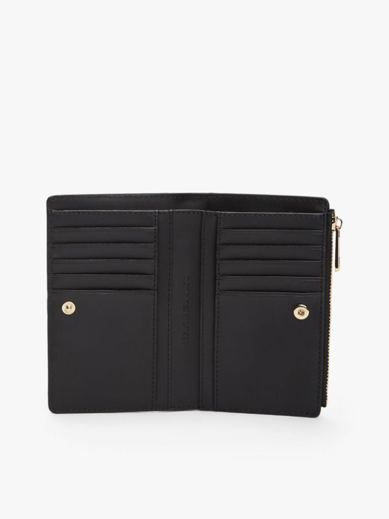 Negru Portofel TH Monogram Bifold  Femei