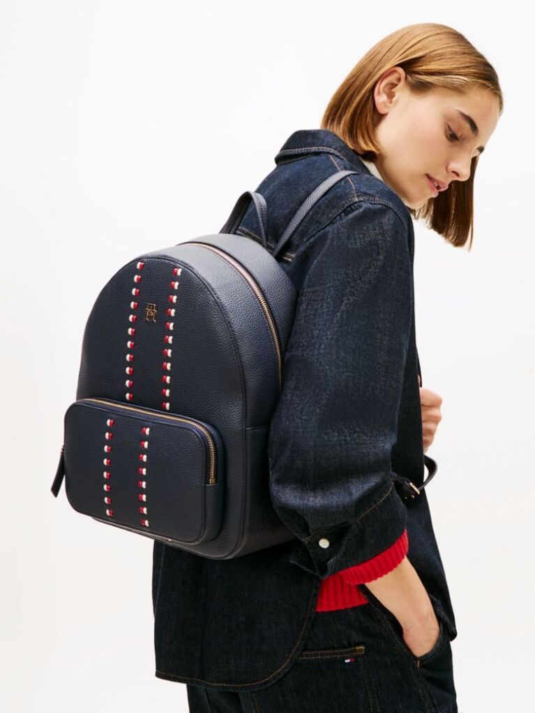 Blue Rucsac Cu Banda Tonala Signature  Femei