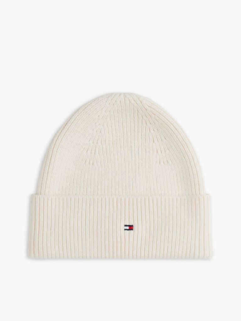 Bej Cutie De Cadou Cu Caciula Si Fular Cu Steag Hilfiger  Femei