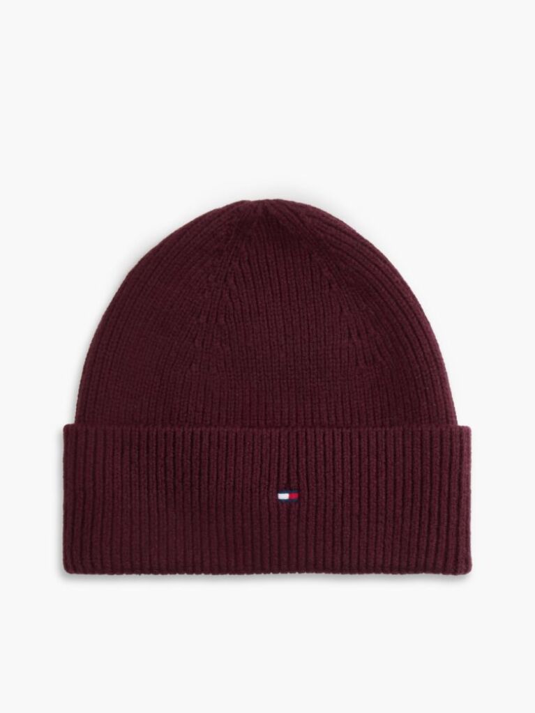 Rosu Cutie De Cadou Cu Caciula Si Fular Cu Steag Hilfiger  Femei