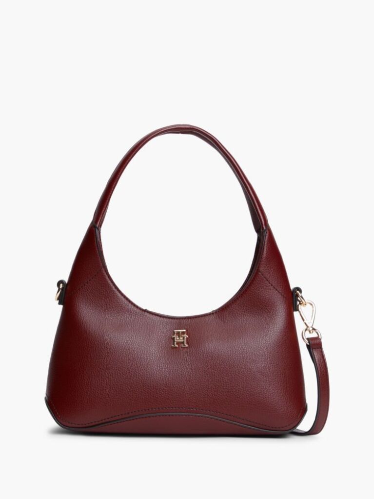 Rosu TH Geanta Hobo Crossbody Cu Monograma TH  Femei