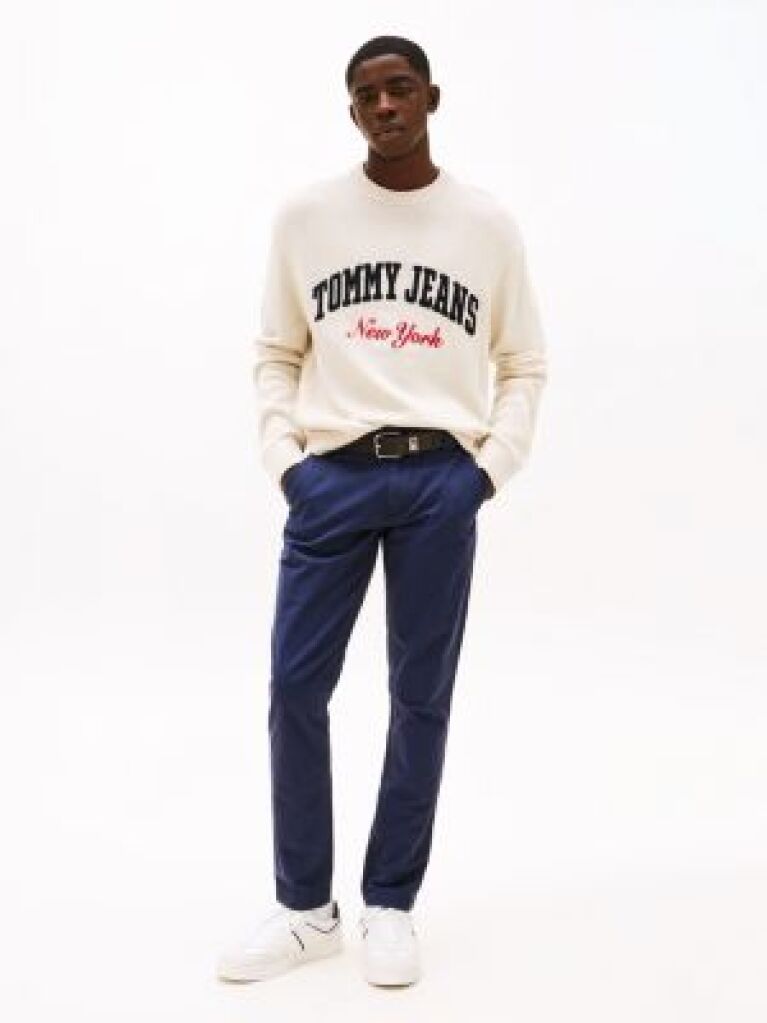 Blue Pantaloni Chinos Slim Fit Scanton  Barbati