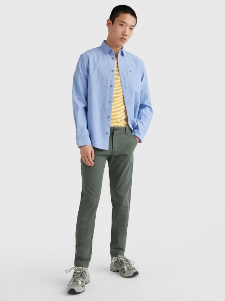 Khaki Pantaloni Chinos Slim Fit Scanton  Barbati