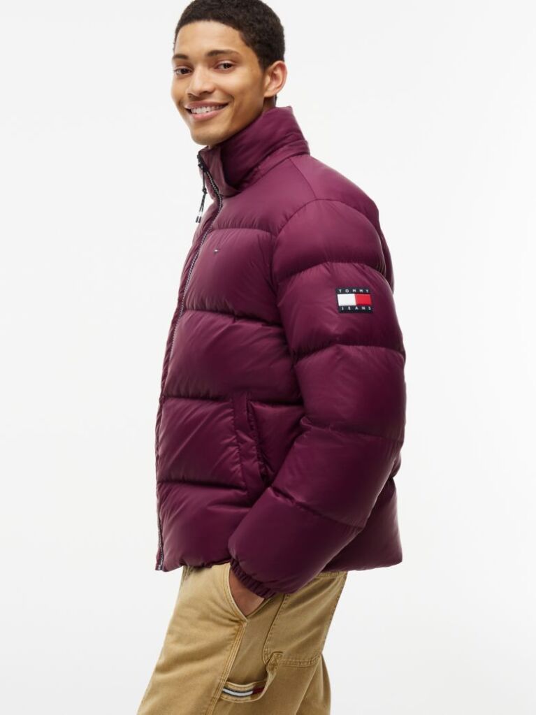 Purple Water Repellent Down Jacket  Men