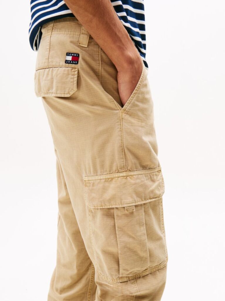 Bej Pantaloni Cargo Cu Picior Drept Ryan  Barbati