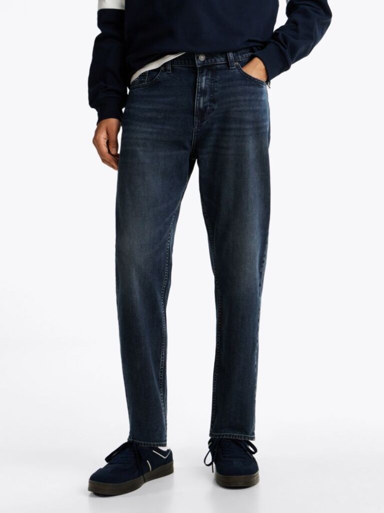Denim Jeansi Conici Relaxed Isaac  Barbati