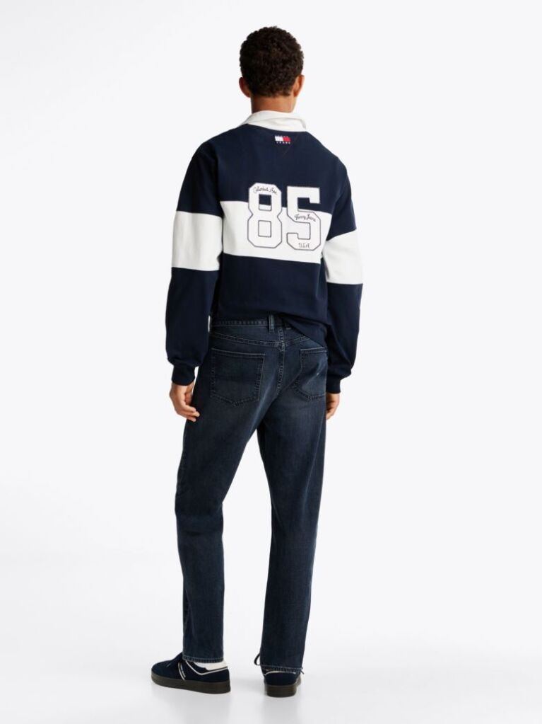 Denim Jeansi Conici Relaxed Isaac  Barbati