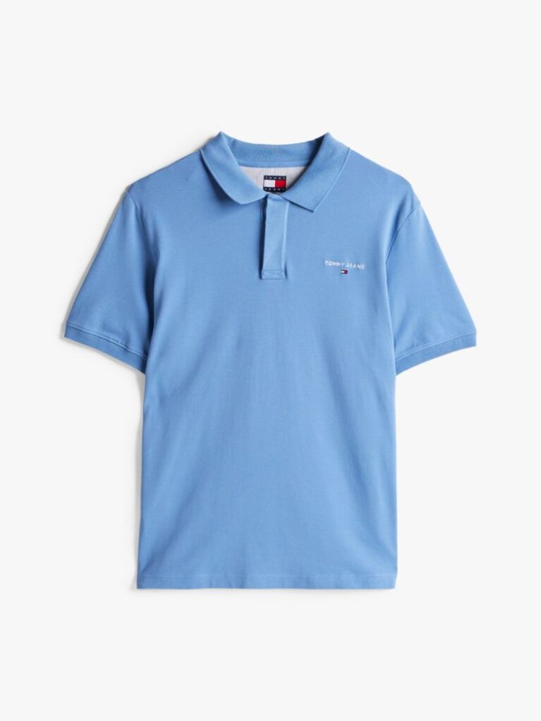 Blue Tricou Polo Croiala Regular Fit  Barbati