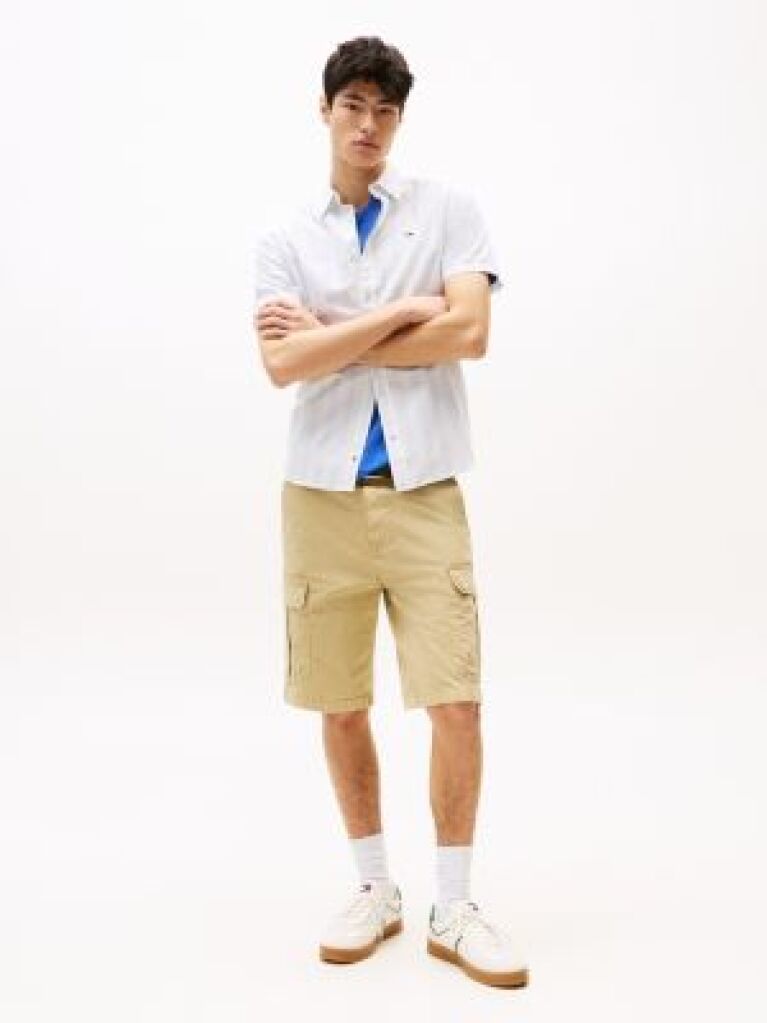 Bej Pantaloni Scurti Cargo Drepte Otis  Barbati