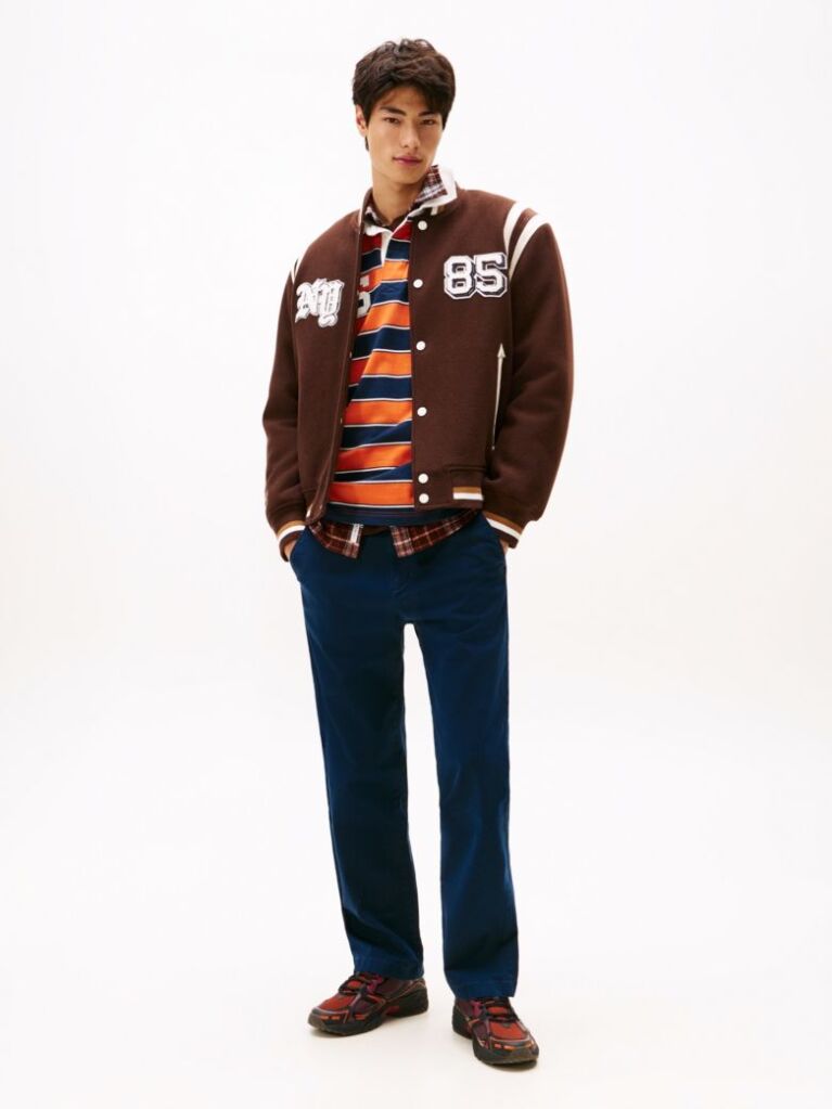 Blue Pantaloni Regular Chinos Otis Twill  Barbati
