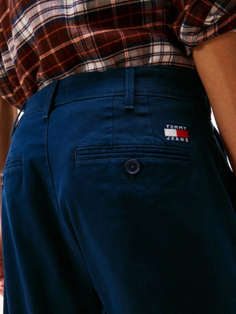 Blue Pantaloni Regular Chinos Otis Twill  Barbati