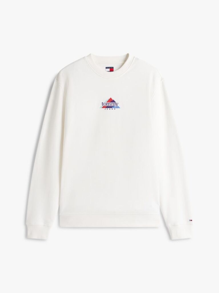 Bej  Mountain Hanorac Din Bumbac Cu Broderie Si Logo  Barbati