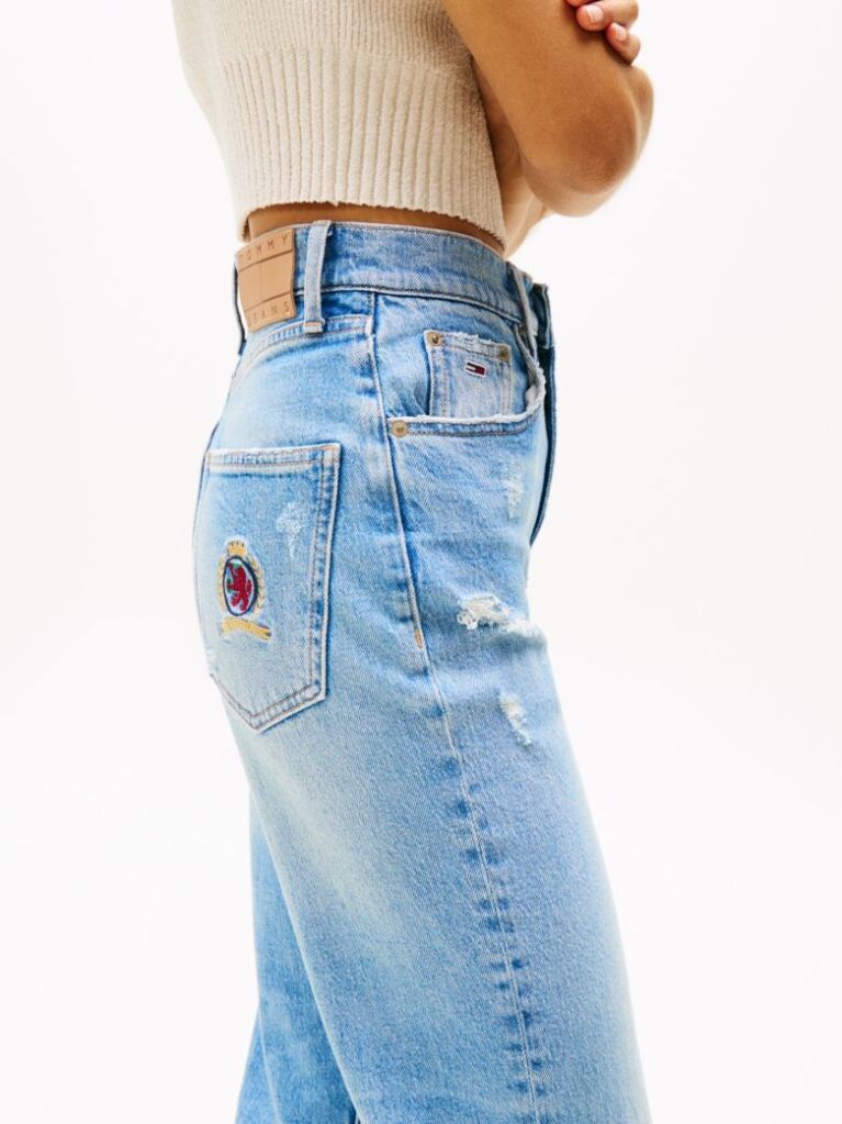 Denim Jeansi Layla Slim Cu Talie Inalta Si Croiala Dreapta  Femei