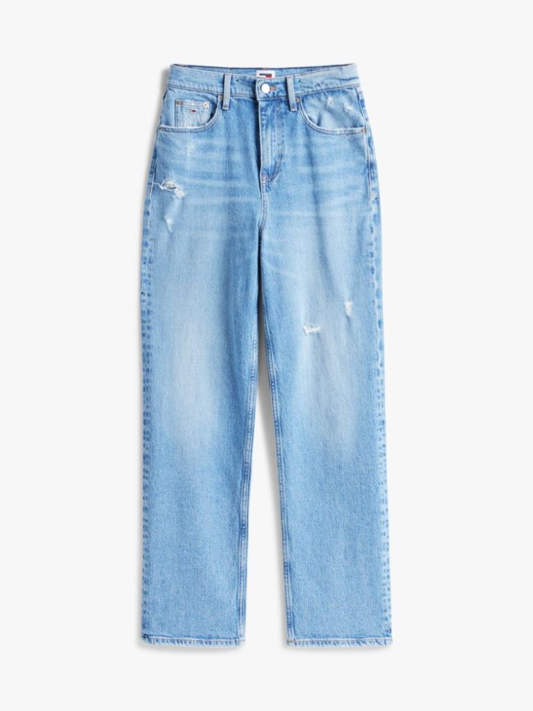 Denim Jeansi Layla Slim Cu Talie Inalta Si Croiala Dreapta  Femei