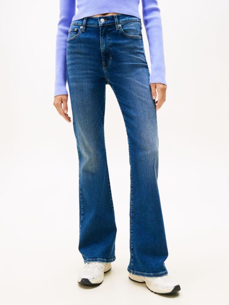 Denim Blugi Sylvia Skinny Evazati Cu Talie Inalta  Femei