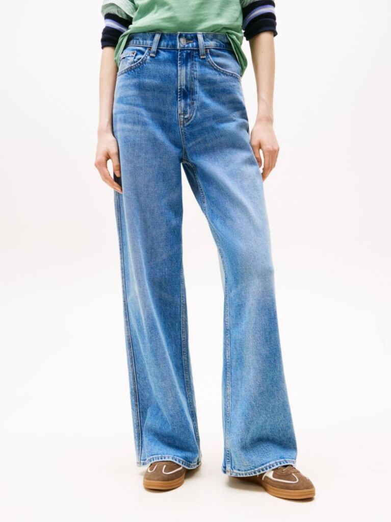 Denim Blugi Claire Coolmax Wide Cu Talie Inalta  Femei