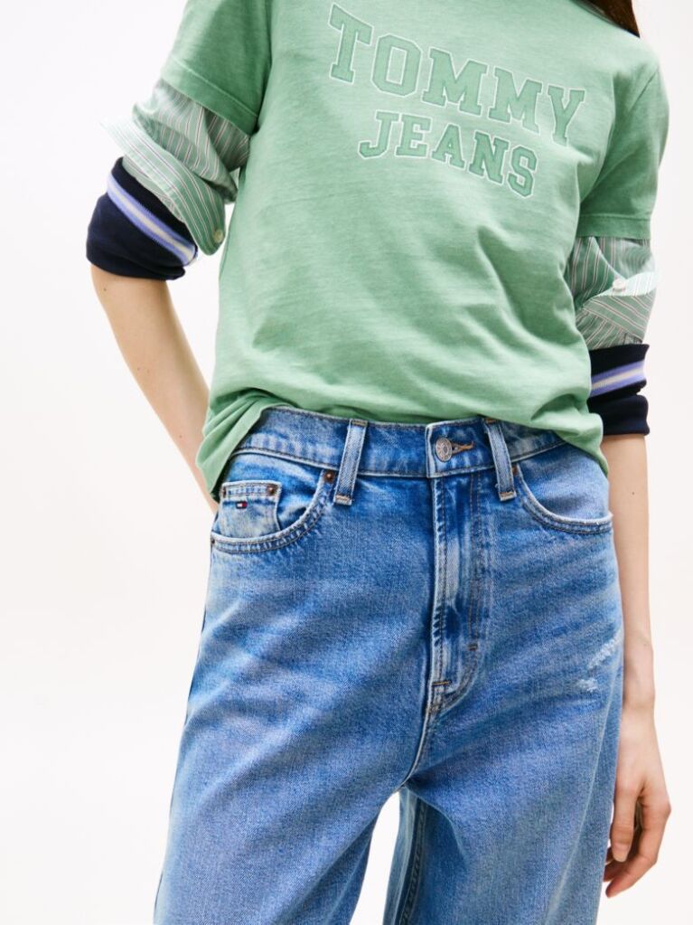 Denim Blugi Claire Coolmax Wide Cu Talie Inalta  Femei