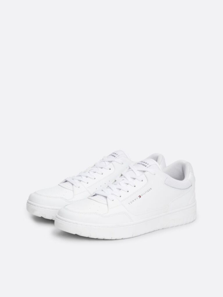 Alb Pantofi Sport De Baschet Din Piele  Barbati