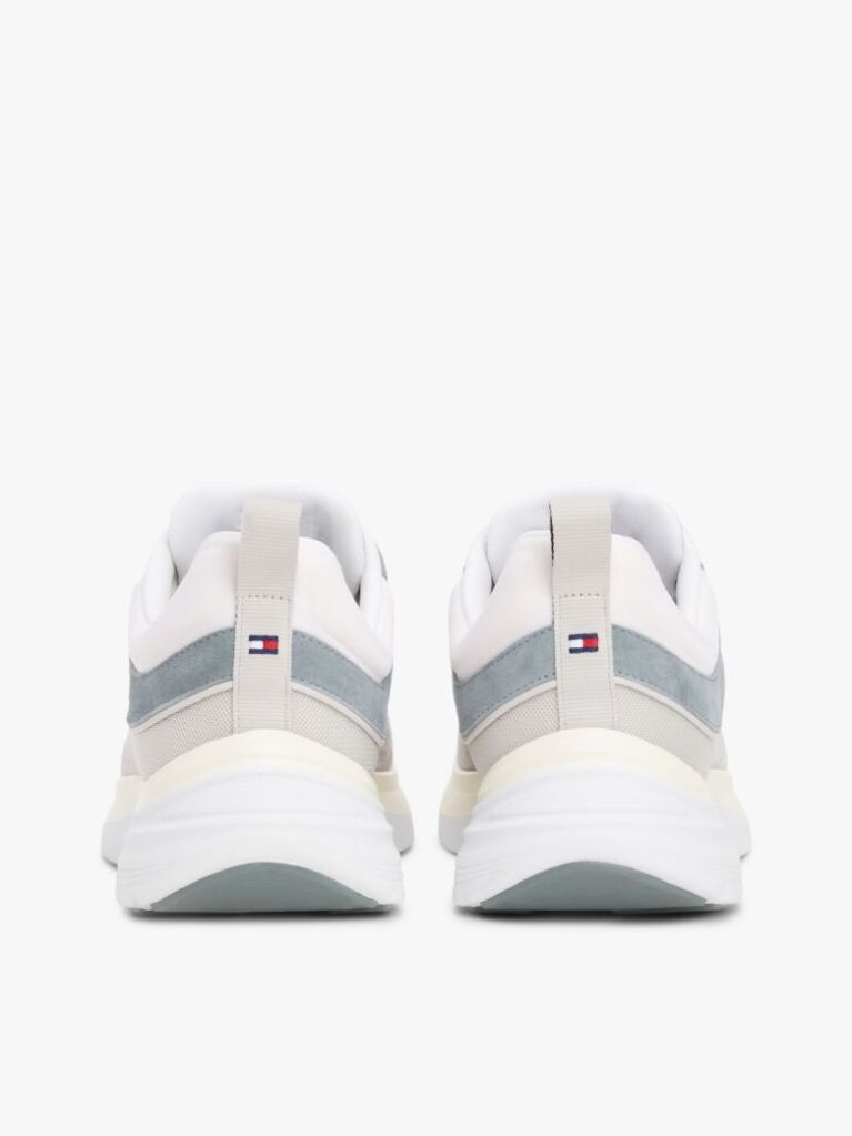 Gri Pantofi Sport Moderni Cu Textura Contrastanta  Barbati