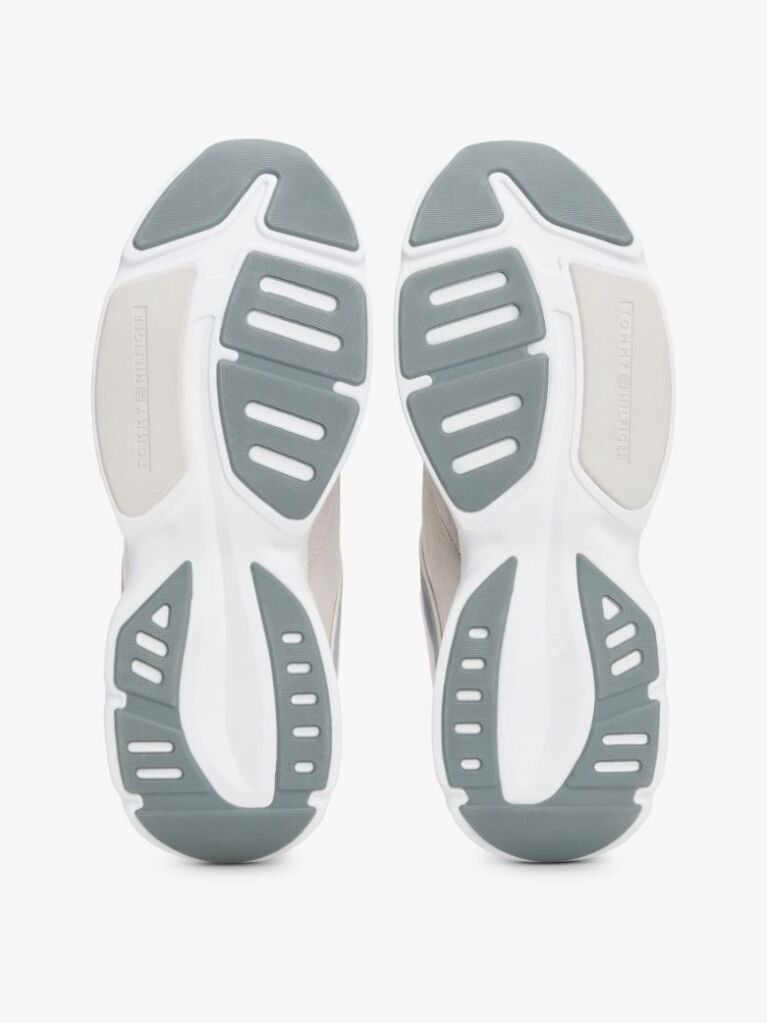 Gri Pantofi Sport Moderni Cu Textura Contrastanta  Barbati