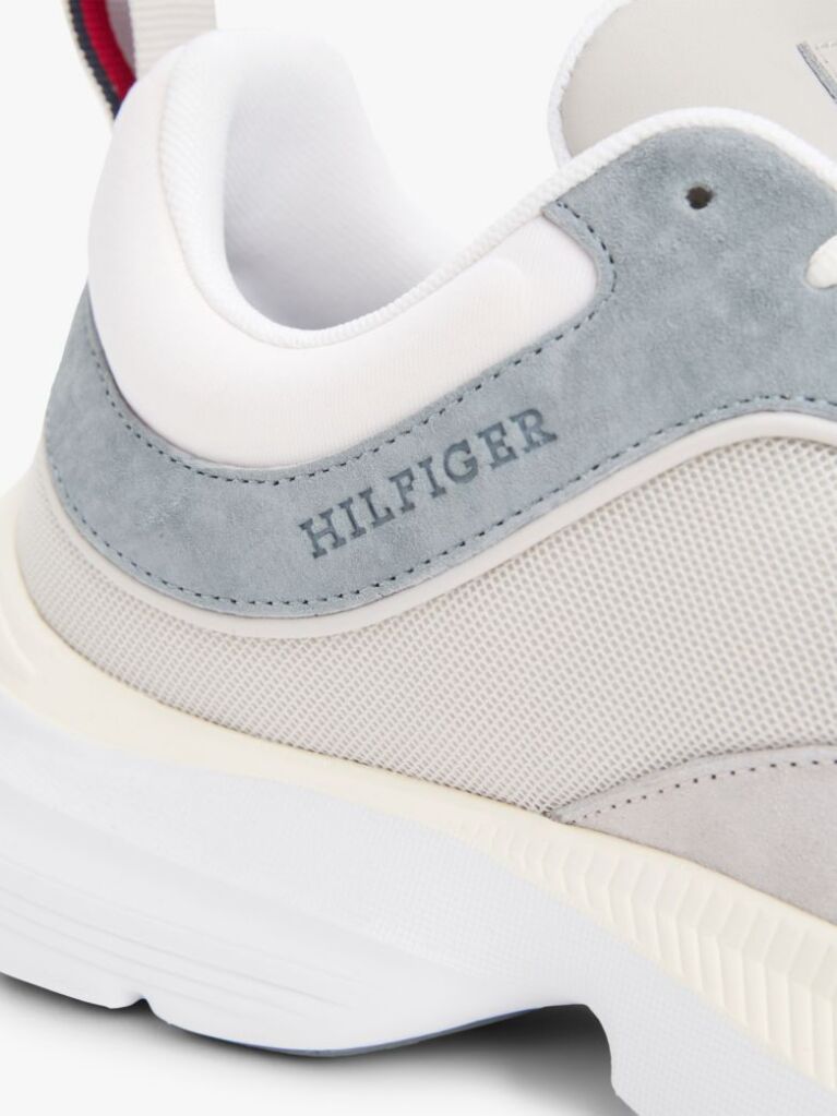 Gri Pantofi Sport Moderni Cu Textura Contrastanta  Barbati