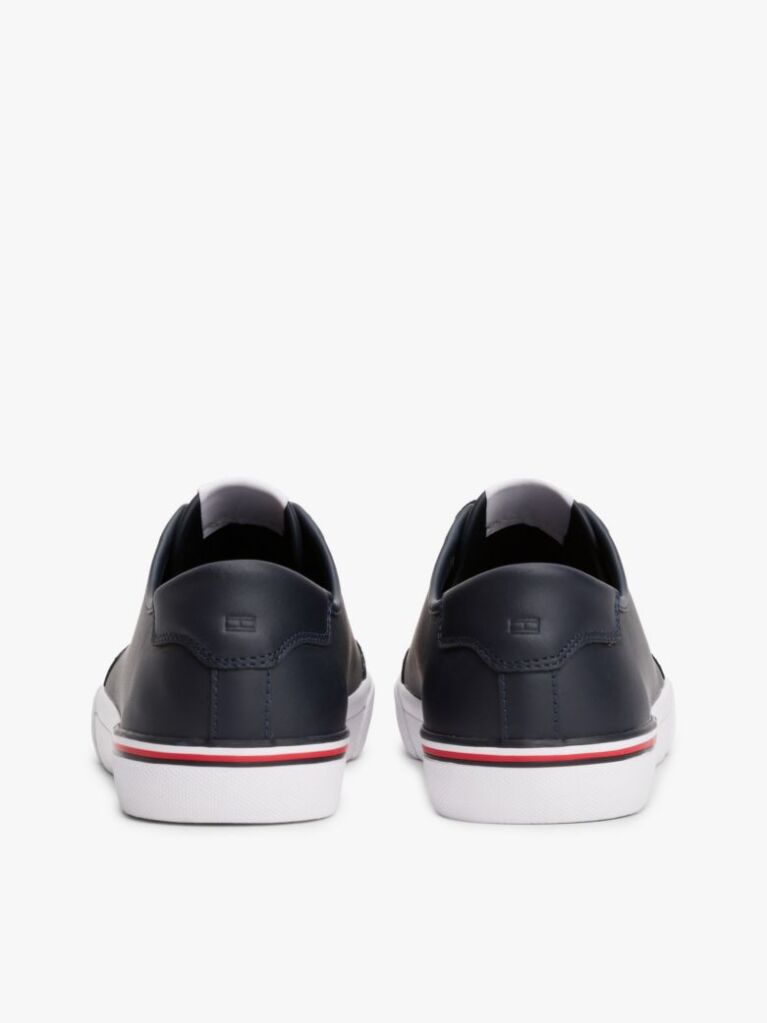 Blue Debossed Logo Trainers  Men