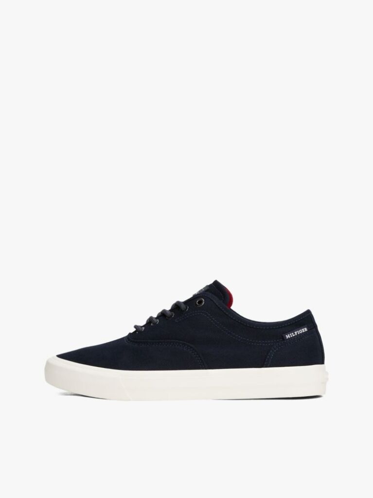 Blue Pantofi Sport Din Panza Cu Logo Embosat  Barbati