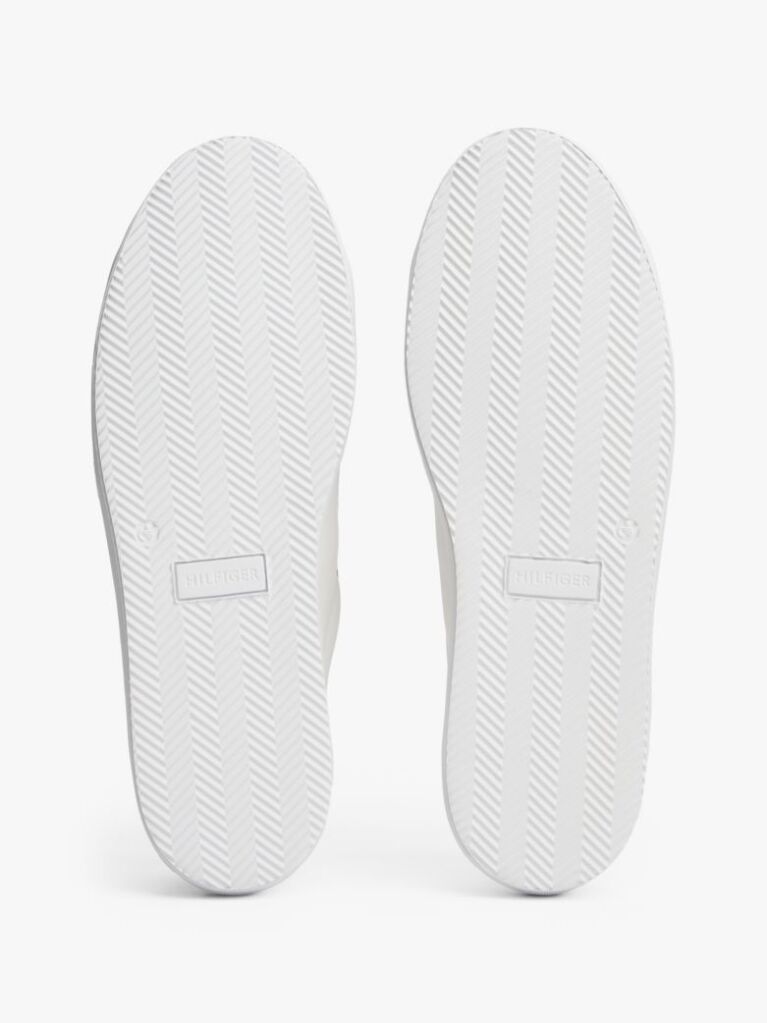 Alb Pantofi Sport Din Piele Cu Talpa Cupsole  Barbati