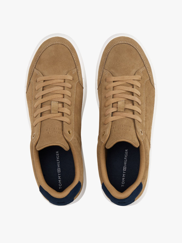Maro Sneakers Din Piele Intoarsa Cu Talpa Groasa  Barbati