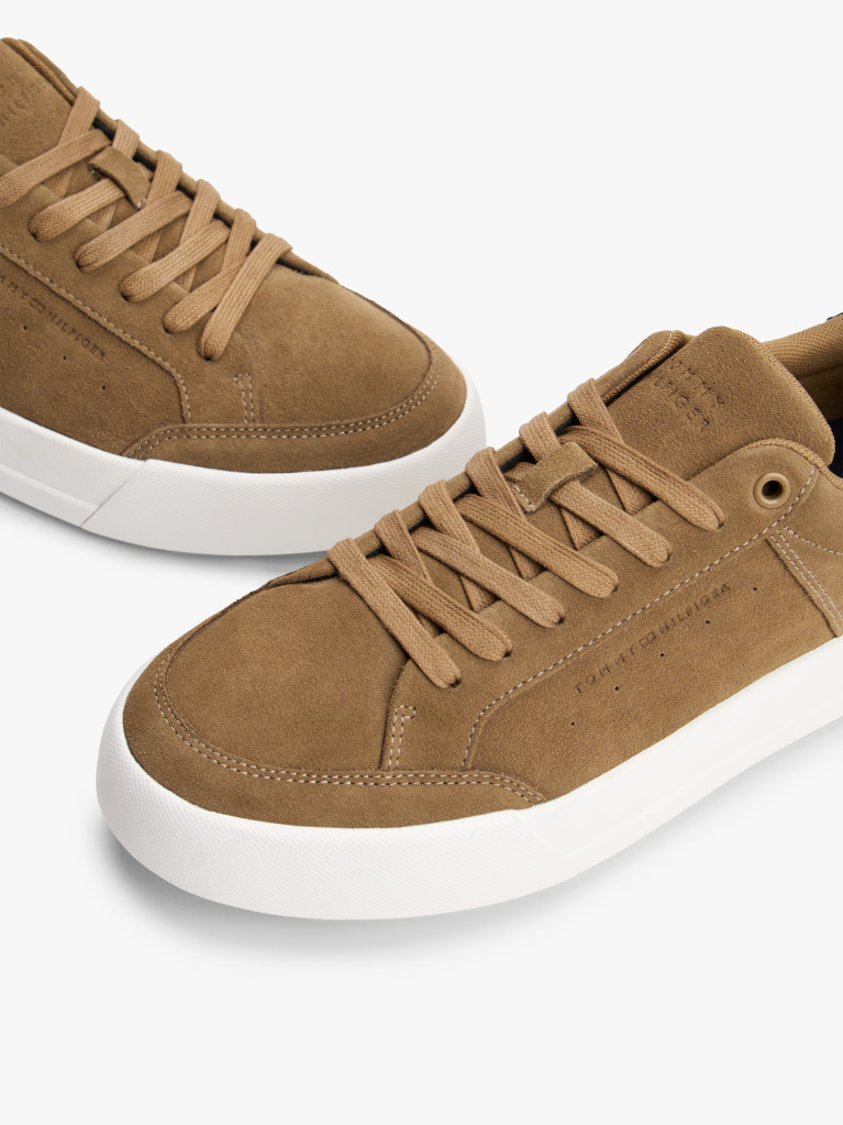 Maro Sneakers Din Piele Intoarsa Cu Talpa Groasa  Barbati