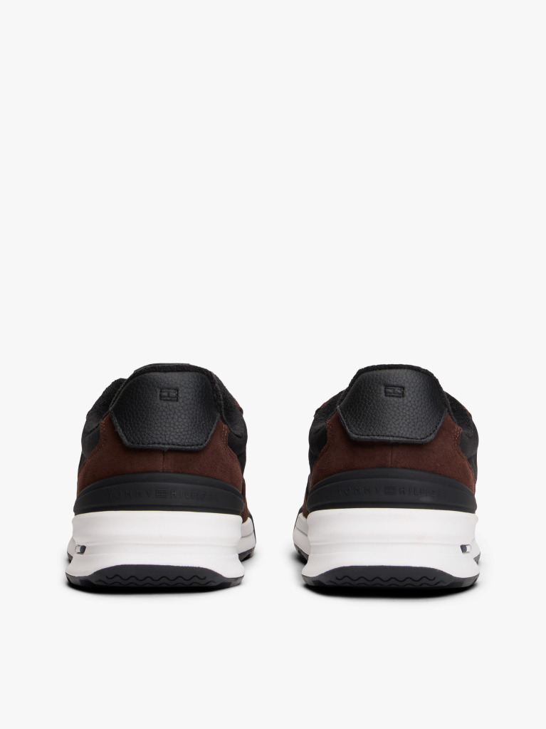 Multi Sneakers Retro Cu Piele Intoarsa Si Talpa Cleat  Barbati