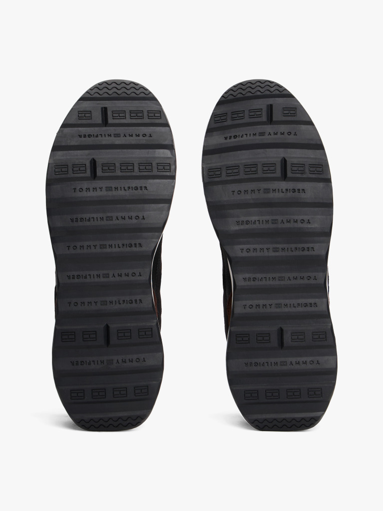 Multi Sneakers Retro Cu Piele Intoarsa Si Talpa Cleat  Barbati