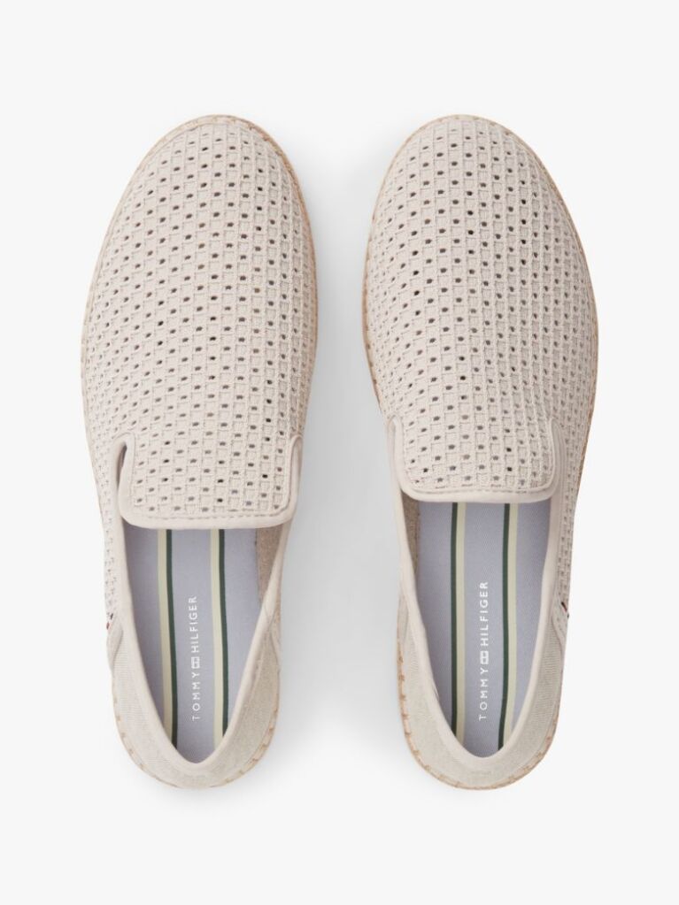 Bej Espadrile Tricotate Flexibile  Barbati