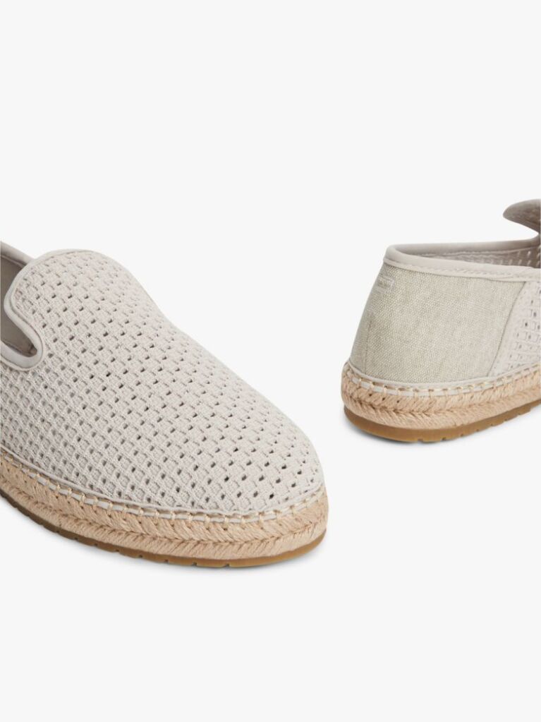 Bej Espadrile Tricotate Flexibile  Barbati