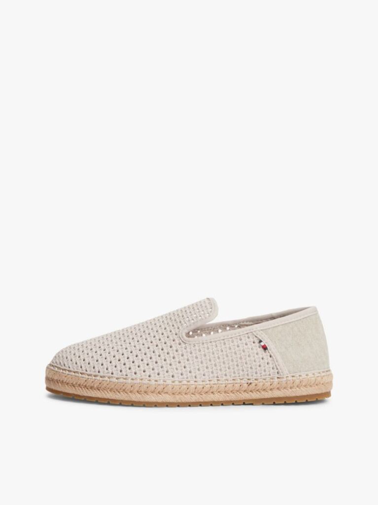 Bej Espadrile Tricotate Flexibile  Barbati