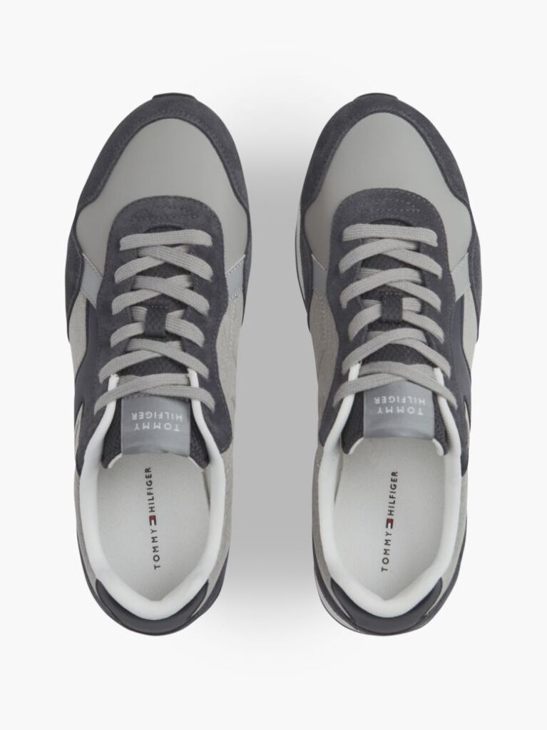Multi Suede Mixed Texture Trainers  Men