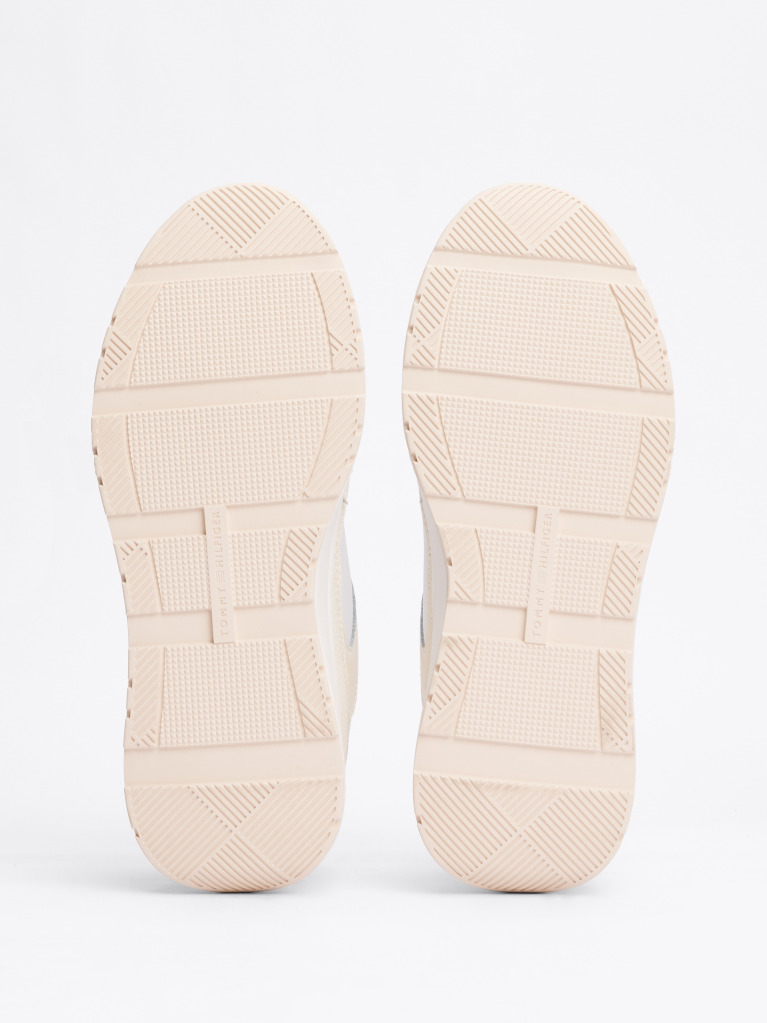 Alb Pantofi Sport Din Piele TH Monogram  Femei