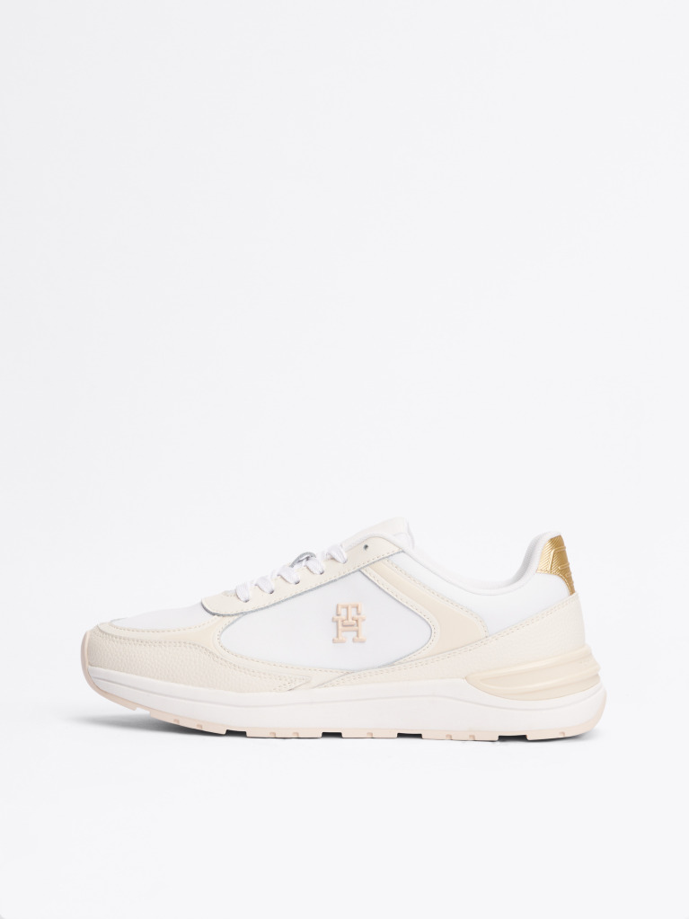 Alb Pantofi Sport Din Piele TH Monogram  Femei