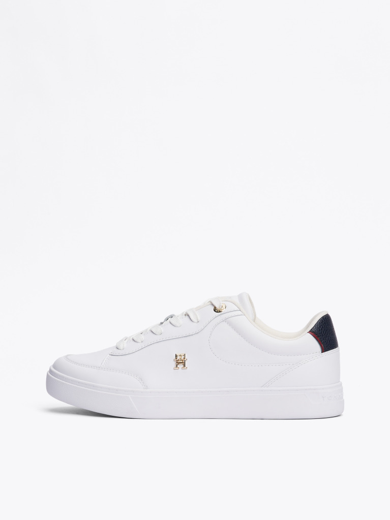 Alb Pantofi Sport Essential Din Piele   Femei