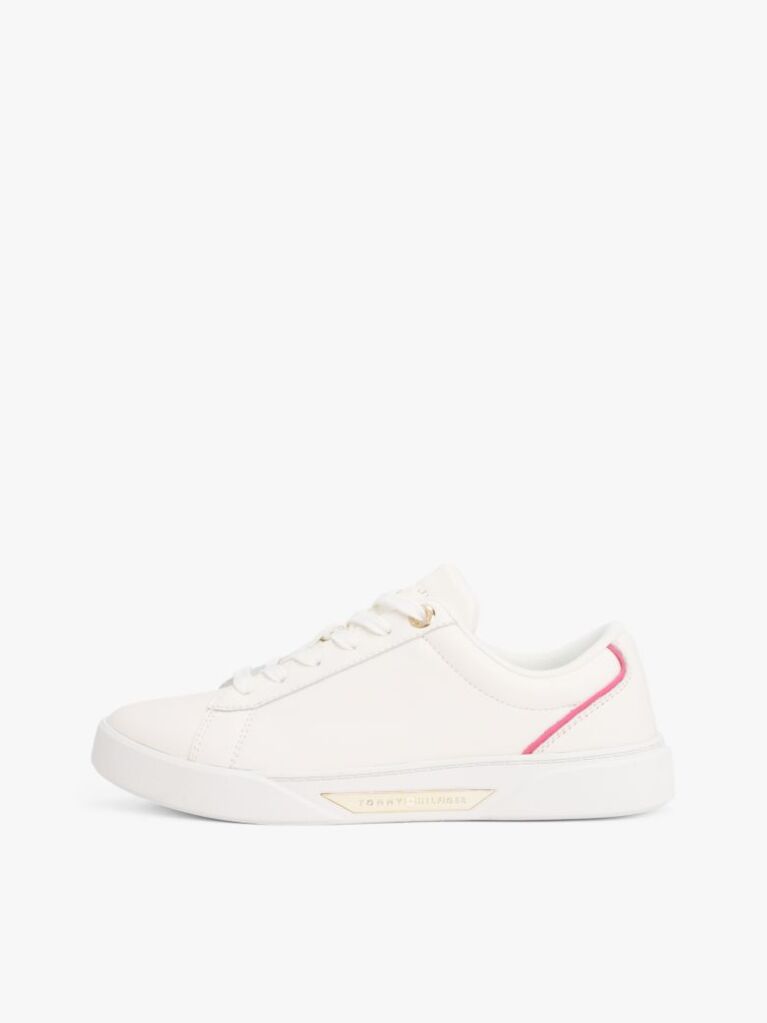 Alb Pantofi Sport De Teren Din Piele  Femei