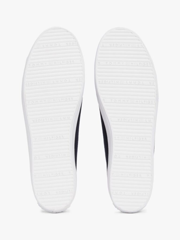 Blue Pantofi Sport Din Panza Cu Panou Metalic   Femei