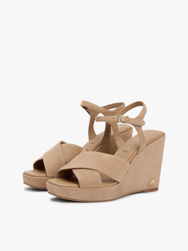 Maro Sandale Cu Platforma Din Piele Suede  Femei