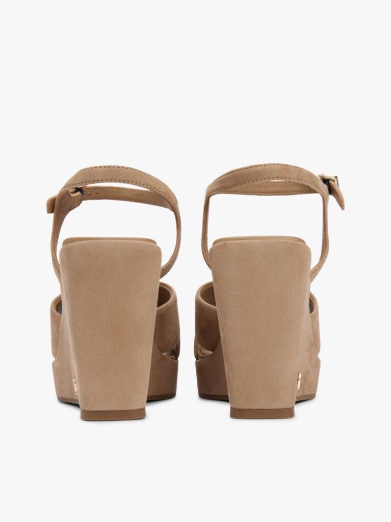 Maro Sandale Cu Platforma Din Piele Suede  Femei