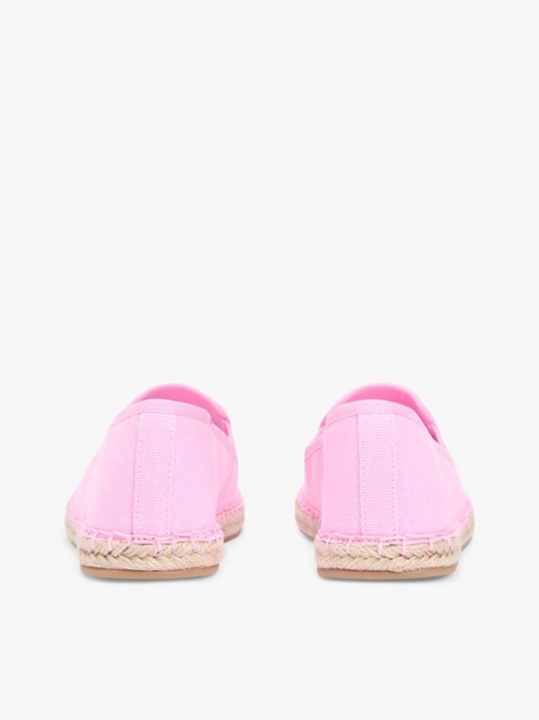 Roz Espadrile Din Panza Cu Logo Brodat  Femei