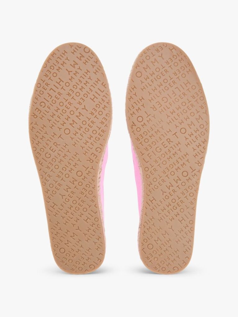 Roz Espadrile Din Panza Cu Logo Brodat  Femei