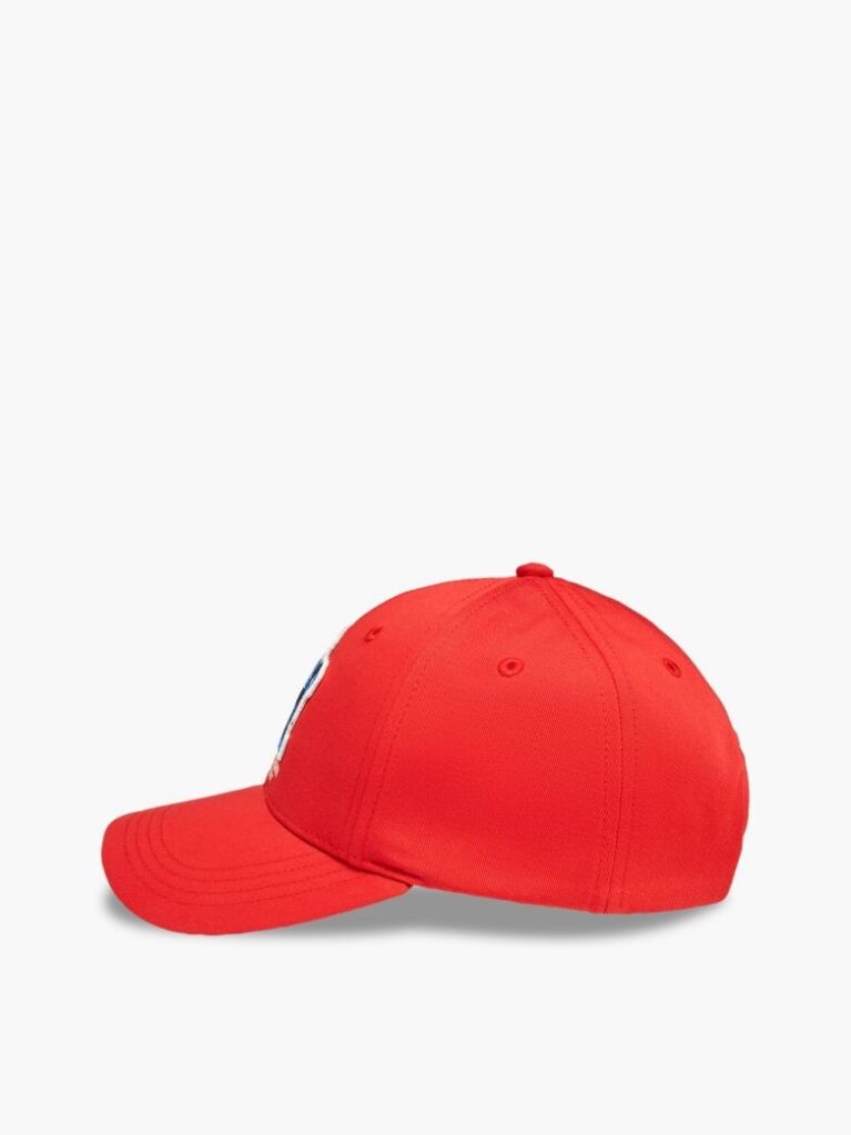 Red Varsity Logo Six-Panel Baseball Cap  Kids Unisex