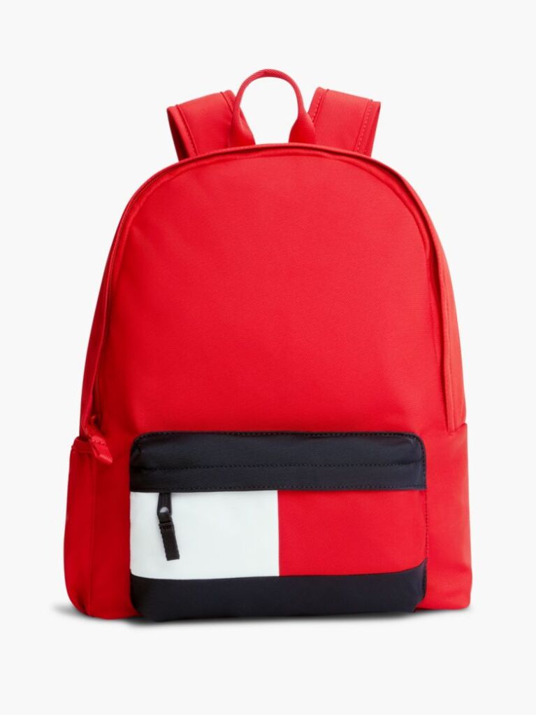 Rosu Rucsac Pentru Copii Essential Signature Cu Buzunare Si Blocuri De Culori  Copii unisex
